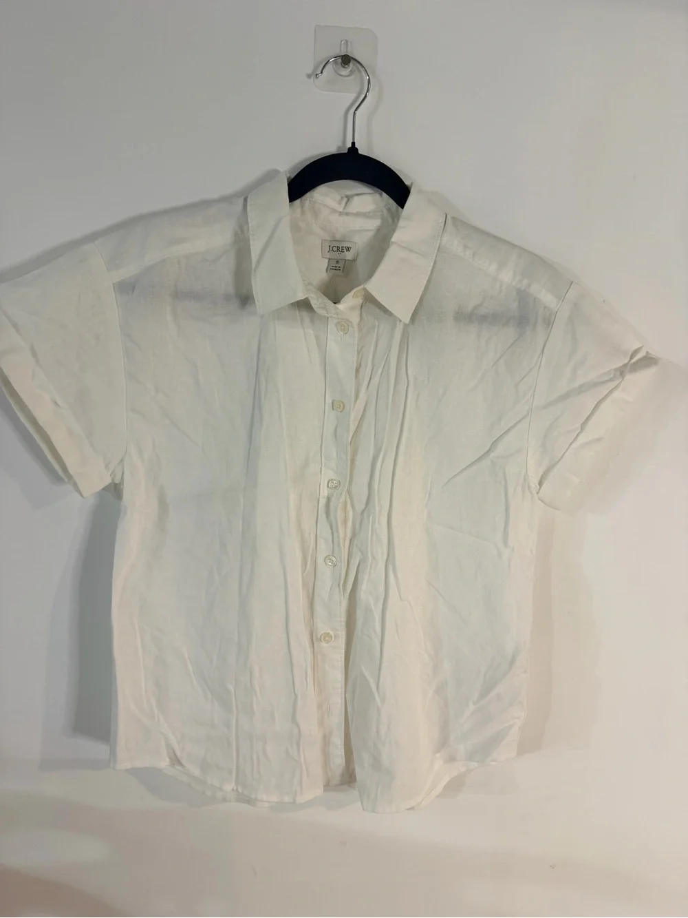 J. Crew slim fit linen blend shirt